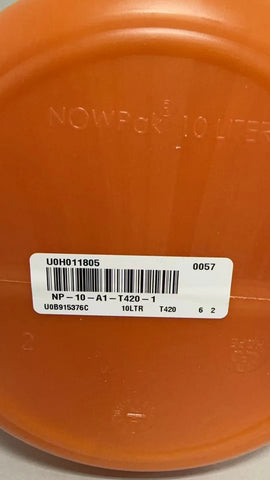 Entegris NOWPak NP-10-A1-T420-1 10 Liter Bottle PTFE T420 Liner Based, Sealed