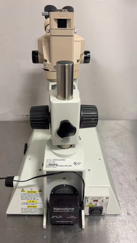 Olympus SZ11 Stereo Microscope w/ SZX-ILLK100 Base & Nanodyne T2P1