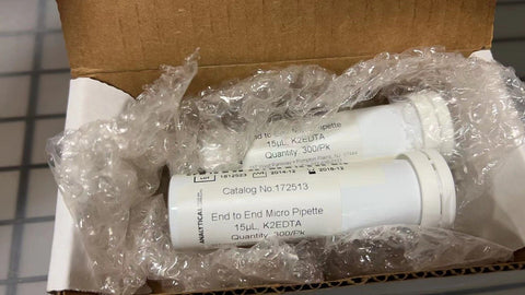 Analytical Sales 172513 End to End Micro Pipette, 15µL, K2EDTA, 1200 units