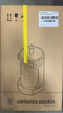Sartorius BioStat Bioreactor Univessel Glass Reaction Vessel 5 Liter