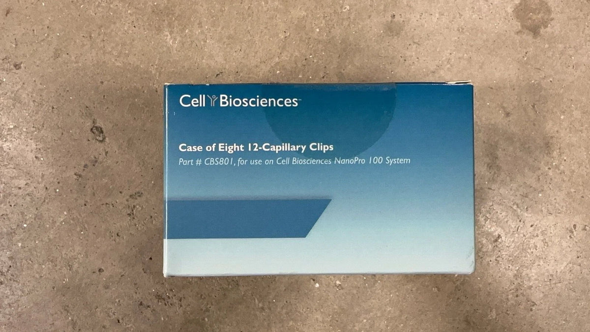 Cell biosciences CBS801 Case of Eight 12-capillary clips for nanopro 100 system