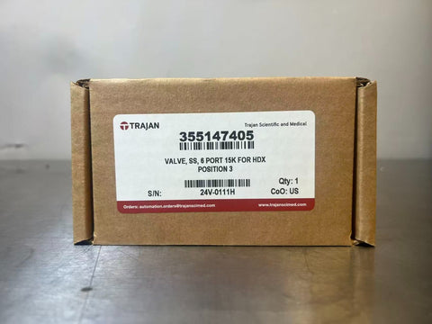 VICI C85FX-1673D-CTC 10 cheminert 6 port 15K valve, SS, 15000 psi