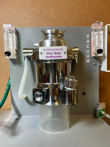 VetEquip TableTop Funnel-Fill Isoflurane Vaporizer Anesthesia System