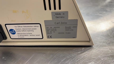 Carl Zeiss Invertoskop Inverted Phase Contrast Microscope with 3 objectives
