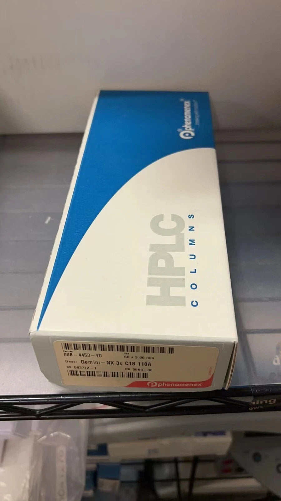 New! Phenomenex 00B-4435-Y0 Gemini 50 x 3mm, 5µm, C18 HPLC Column