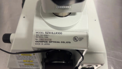 Olympus SZ11 Stereo Microscope w/ SZX-ILLK100 Base & Nanodyne T2P1