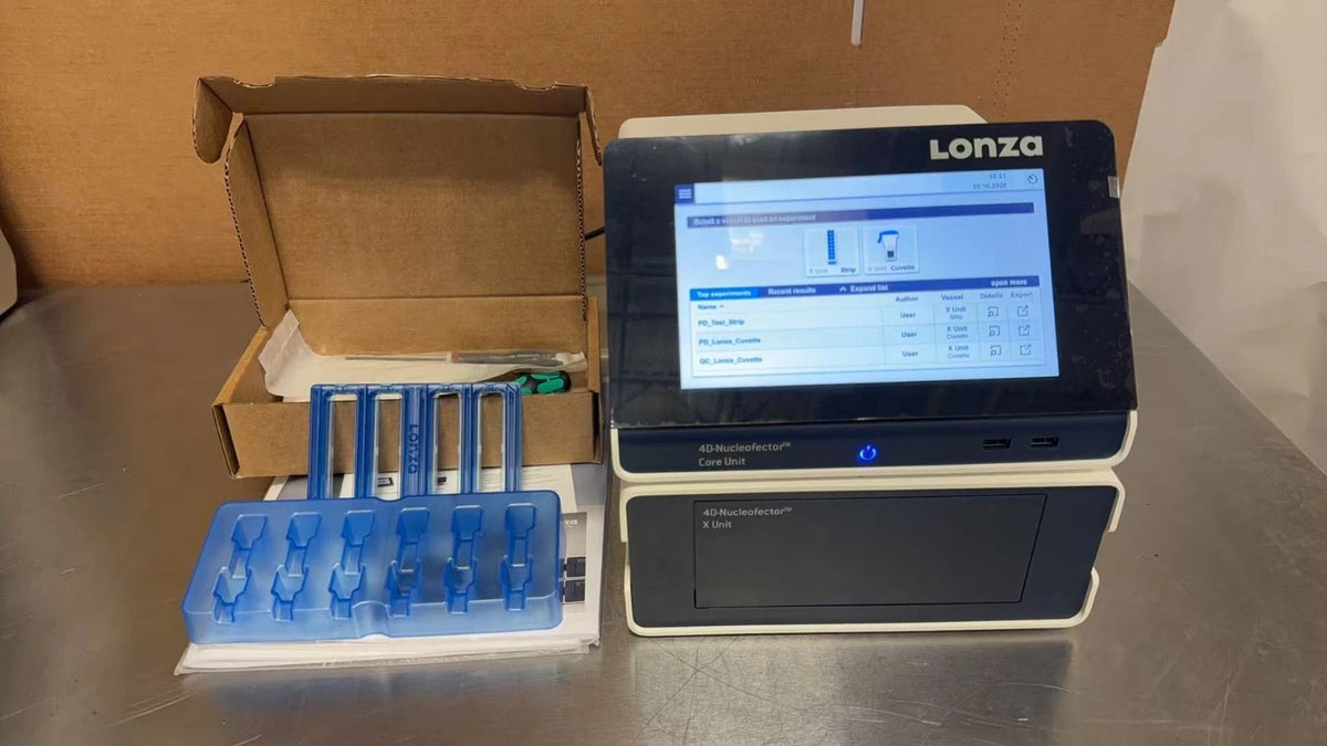 Lonza 4D Nucleofector Nucleofection Transfection System Core & X Unit