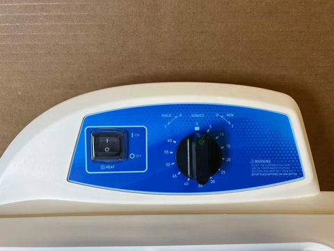 TESTED WORKING Bransonic M5800H Ultrasonic Cleaner Mechanical Timer Heat 2.5Gal