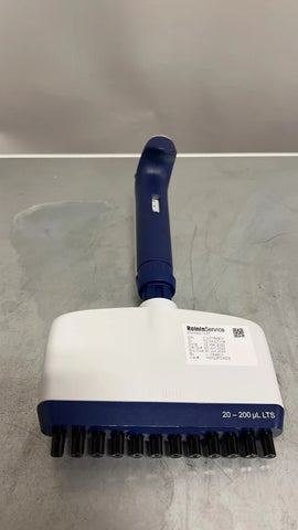 Rainin Pipet-Lite L-200 XLS 20-200uL LTS 12 Channel Pipette with WARRANTY
