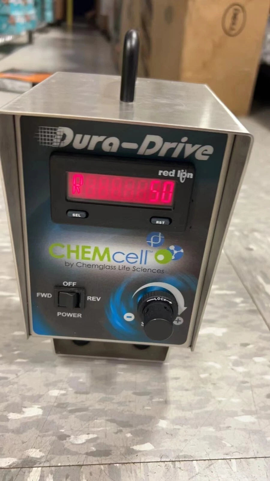 Chemglass Dura-Drive Overhead Motor with Power Adapter