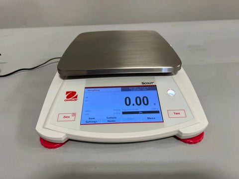 Ohaus STX1202 Scout STX Portable Balance, 1200 g x 0.01 g, Touchscreen