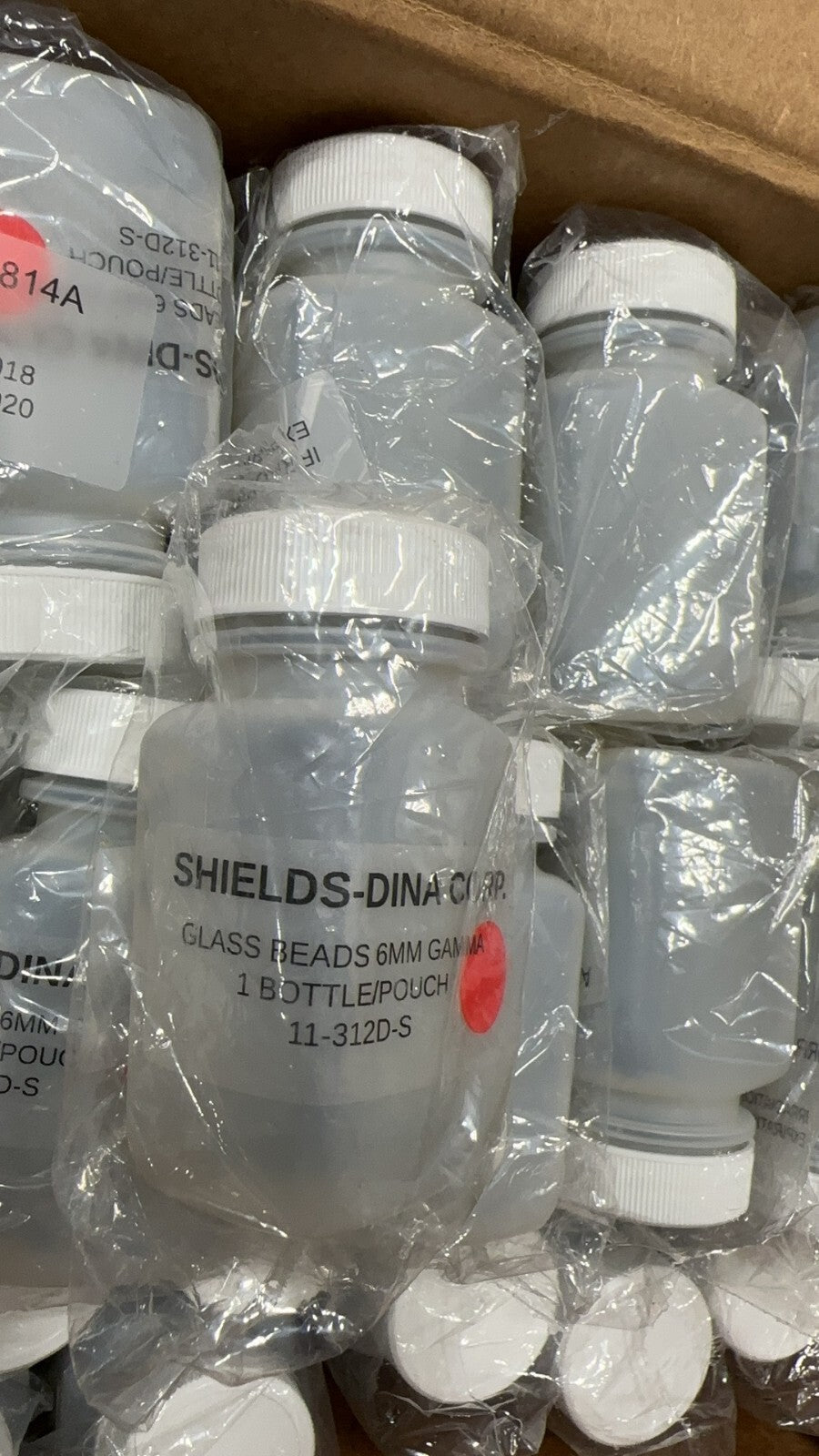Shields Dina Corporation GLASS BEADS 6MM STRL 100/CS