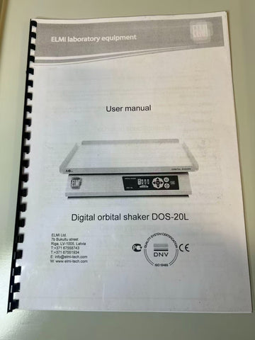 ELMI SHKR-02 DOS-20L Digital Orbital Shaker 20mm Amplitude