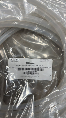 Thermo Nalgene 8600-0080 Pharma-Grade Platinum-Cured Silicone Tubing, 1/4"x1/2"