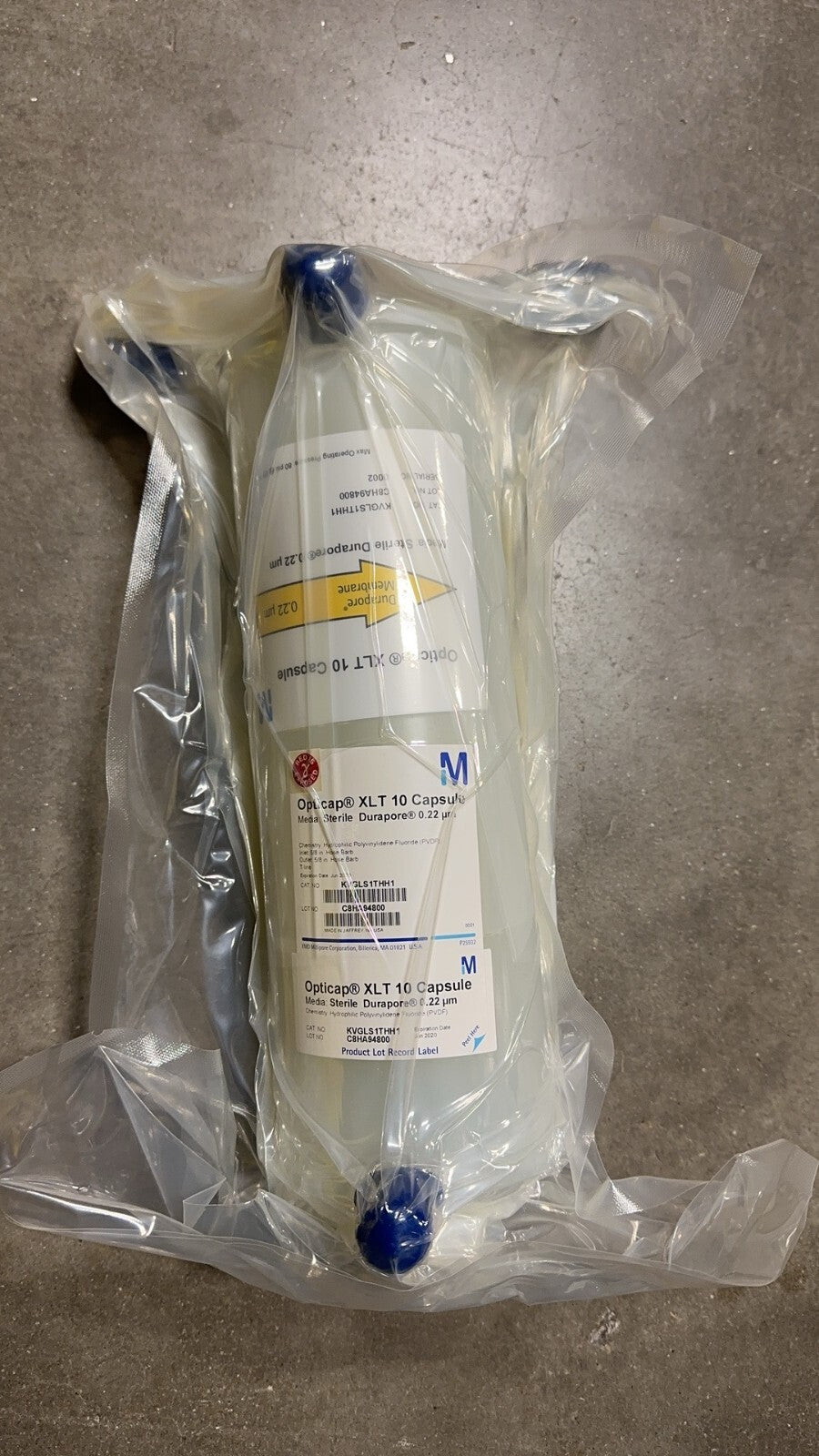 Millipore KVGLS1THH1 opticap XLT10 capsule 0.22 µm 5/8 in