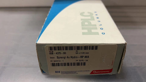 Phenomenex 00B-4375-B0, Synergi 4 µm Hydro-RP 80 Å, LC Column 50 x 2 mm
