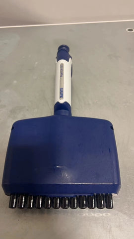 RAININ PIPET-LITE L-1200 XLS 100-1200ul LTS MULTI 12 Channel with WARRANTY