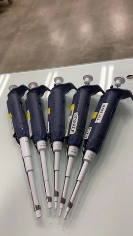 5x Rainin Pipet-Lite LTS Single Pipette Set | L1000, L200, L20, L10, L2 uL