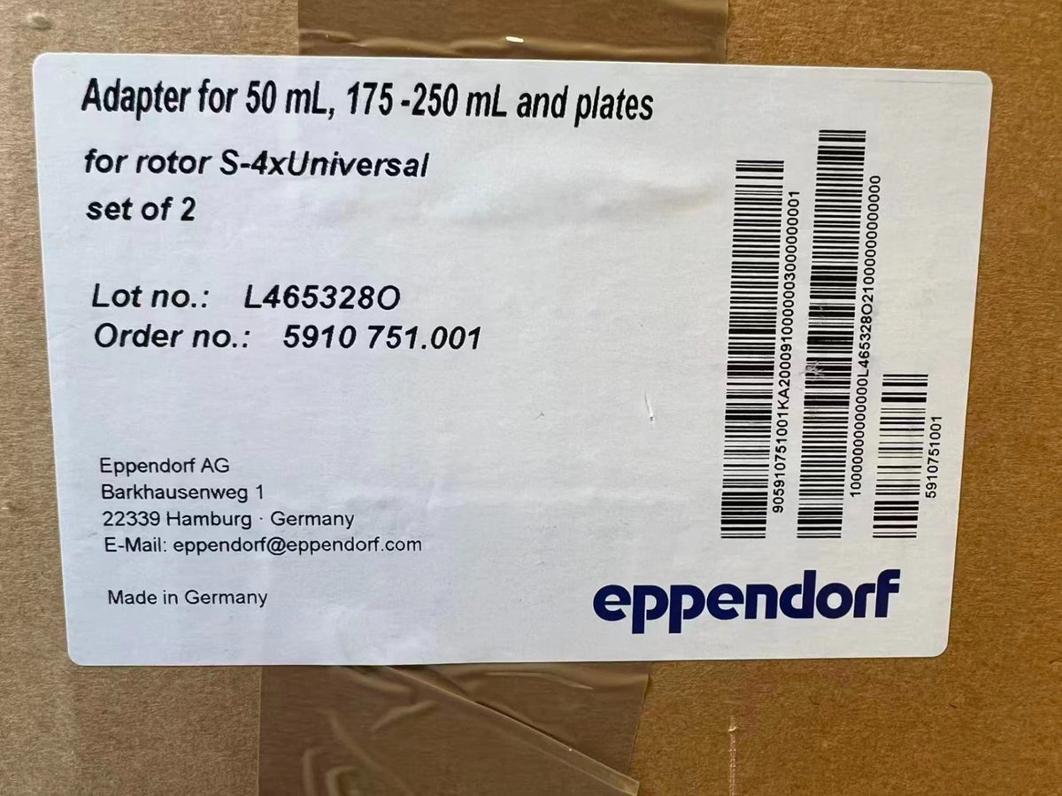 Eppendorf 5910751001 Adapter for 50ml, 175-250ml for S-4x Universal Large Rotor